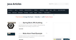 Desktop Screenshot of javarticles.com
